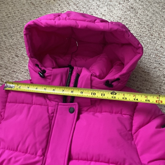 Gorgeous BCBGeneration Hooded Puffer Coat in Hot Pink xs extra small new - Picture 11 of 15